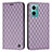 Funda de Cuero Cartera con Soporte Carcasa H05X para Xiaomi Redmi Note 11E 5G Morado