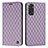 Funda de Cuero Cartera con Soporte Carcasa H05X para Xiaomi Redmi Note 11S 4G Morado