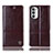 Funda de Cuero Cartera con Soporte Carcasa H06P para Motorola Moto Edge (2022) 5G Marron