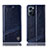 Funda de Cuero Cartera con Soporte Carcasa H06P para OnePlus Nord CE 2 5G Azul