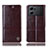 Funda de Cuero Cartera con Soporte Carcasa H06P para Oppo K10 5G Marron