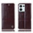 Funda de Cuero Cartera con Soporte Carcasa H06P para Oppo Reno9 Pro 5G Marron