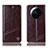 Funda de Cuero Cartera con Soporte Carcasa H06P para Xiaomi Mi 12 Ultra 5G Marron