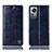 Funda de Cuero Cartera con Soporte Carcasa H06P para Xiaomi Mi 12S 5G Azul