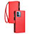 Funda de Cuero Cartera con Soporte Carcasa H06X para Motorola Moto G Stylus (2023) 4G Rojo