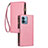 Funda de Cuero Cartera con Soporte Carcasa H06X para Motorola Moto G Stylus (2023) 5G Oro Rosa