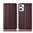 Funda de Cuero Cartera con Soporte Carcasa H07P para OnePlus Nord CE 2 Lite 5G Marron