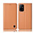 Funda de Cuero Cartera con Soporte Carcasa H07P para Oppo Reno5 Z 5G Naranja