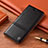 Funda de Cuero Cartera con Soporte Carcasa H07P para Samsung Galaxy S21 Plus 5G Negro