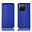 Funda de Cuero Cartera con Soporte Carcasa H07P para Xiaomi Mi 11 Pro 5G Azul