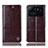 Funda de Cuero Cartera con Soporte Carcasa H07P para Xiaomi Mi 11 Ultra 5G Marron