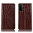 Funda de Cuero Cartera con Soporte Carcasa H08P para OnePlus Nord N200 5G Marron