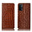 Funda de Cuero Cartera con Soporte Carcasa H08P para OnePlus Nord N200 5G Marron Claro