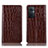 Funda de Cuero Cartera con Soporte Carcasa H08P para Oppo F21 Pro 5G Marron