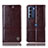 Funda de Cuero Cartera con Soporte Carcasa H09P para Motorola Moto G200 5G Marron