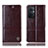 Funda de Cuero Cartera con Soporte Carcasa H09P para Oppo F21 Pro 5G Marron