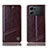 Funda de Cuero Cartera con Soporte Carcasa H09P para Oppo K10 5G Marron