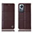 Funda de Cuero Cartera con Soporte Carcasa H09P para Xiaomi Mi 12X 5G Marron