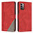 Funda de Cuero Cartera con Soporte Carcasa H09X para Nokia G21 Rojo