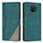 Funda de Cuero Cartera con Soporte Carcasa H09X para Nokia G50 5G Verde