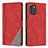 Funda de Cuero Cartera con Soporte Carcasa H09X para Nokia G60 5G Rojo