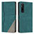 Funda de Cuero Cartera con Soporte Carcasa H09X para Sony Xperia 1 V Verde