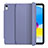 Funda de Cuero Cartera con Soporte Carcasa H10 para Apple iPad 10.9 (2022) Gris Lavanda