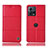 Funda de Cuero Cartera con Soporte Carcasa H10P para Motorola Moto S30 Pro 5G Rojo