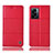 Funda de Cuero Cartera con Soporte Carcasa H10P para OnePlus Nord N300 5G Rojo