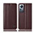 Funda de Cuero Cartera con Soporte Carcasa H10P para Xiaomi Mi 12 Pro 5G Marron