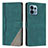 Funda de Cuero Cartera con Soporte Carcasa H10X para Motorola Moto Edge Plus (2023) 5G Verde