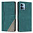 Funda de Cuero Cartera con Soporte Carcasa H10X para Motorola Moto G Stylus (2023) 4G Verde