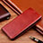 Funda de Cuero Cartera con Soporte Carcasa H11 para Apple iPhone 13 Pro Max Marron