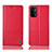 Funda de Cuero Cartera con Soporte Carcasa H11P para OnePlus Nord N200 5G Rojo