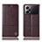 Funda de Cuero Cartera con Soporte Carcasa H11P para Oppo K10 Pro 5G Marron