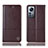 Funda de Cuero Cartera con Soporte Carcasa H11P para Xiaomi Mi 12X 5G Marron