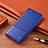 Funda de Cuero Cartera con Soporte Carcasa H11P para Xiaomi Redmi Note 10T 5G Azul