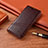 Funda de Cuero Cartera con Soporte Carcasa H12 para Apple iPhone 13 Marron