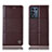 Funda de Cuero Cartera con Soporte Carcasa H15P para Realme 9 SE 5G Marron