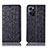 Funda de Cuero Cartera con Soporte Carcasa H16P para OnePlus Nord CE 2 5G Negro