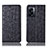 Funda de Cuero Cartera con Soporte Carcasa H16P para OnePlus Nord N300 5G Negro