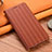 Funda de Cuero Cartera con Soporte Carcasa H16P para Samsung Galaxy A52s 5G Marron