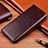 Funda de Cuero Cartera con Soporte Carcasa H19 para Apple iPhone 13 Marron