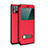 Funda de Cuero Cartera con Soporte Carcasa H19 para Apple iPhone 15 Pro Rojo