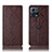 Funda de Cuero Cartera con Soporte Carcasa H19P para Motorola Moto S30 Pro 5G Marron