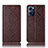 Funda de Cuero Cartera con Soporte Carcasa H19P para OnePlus Nord CE 2 5G Marron