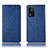 Funda de Cuero Cartera con Soporte Carcasa H19P para Oppo K9X 5G Azul