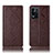 Funda de Cuero Cartera con Soporte Carcasa H19P para Oppo K9X 5G Marron