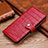 Funda de Cuero Cartera con Soporte Carcasa H21 para Apple iPhone 14 Pro Rojo