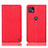 Funda de Cuero Cartera con Soporte Carcasa H21P para Motorola Moto G50 5G Rojo